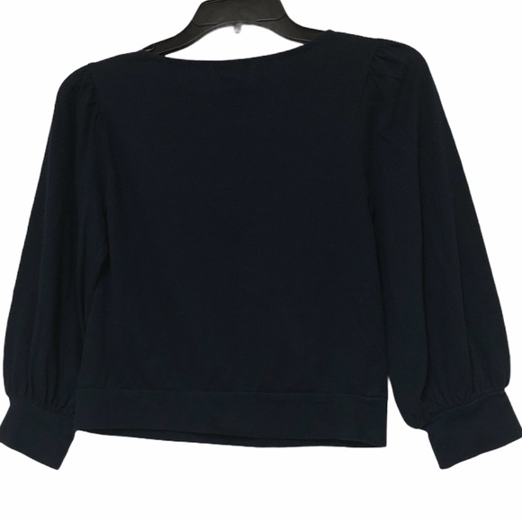 ✨4 for $15✨ Forever 21 Navy Blue Semi-Crop Top - Picture 4 of 4